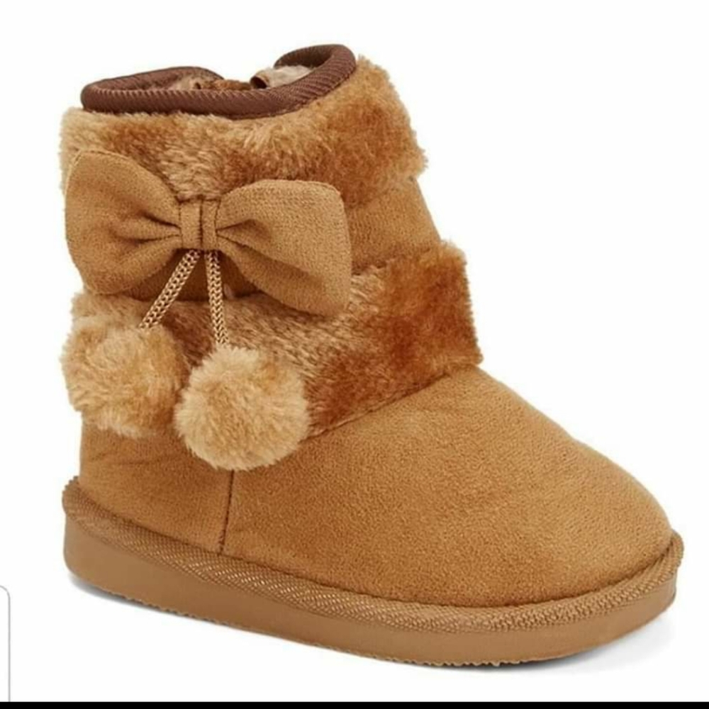 Tan Bow Tassel Boot